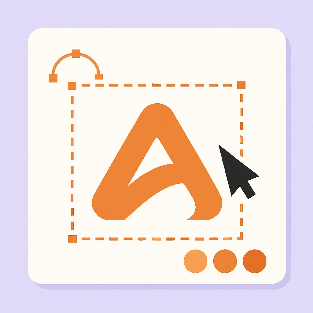 Logo design service icon